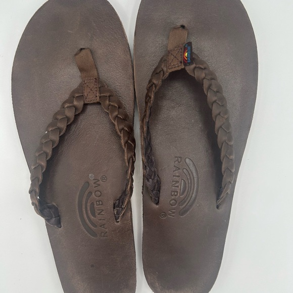 Ladies braided Rainbow sandal. - Picture 2 of 12